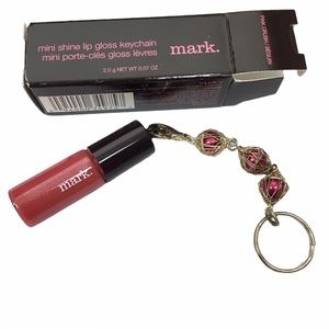 mark. Mini Shine Glow Baby Glow Lip Gloss Keychain Pink Crush Avon